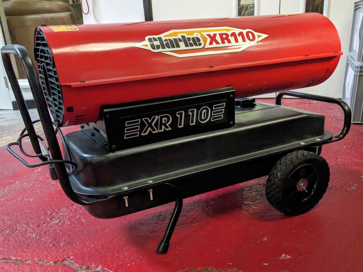 Curlew - New and Used Marquees | Heaters Indirect | Space Heater Clarke  XR-110 ~ 100,000 BTU/HR (29.3kW) - North Yorkshire