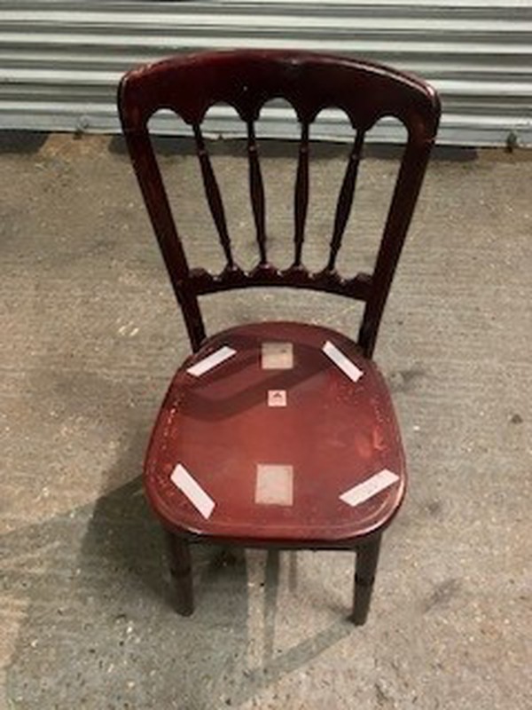 Mahogany banquet chairs for sale