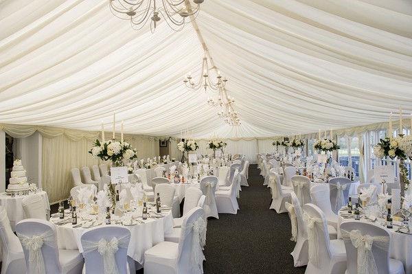 9m x 24m Framed marquee for sale with lining