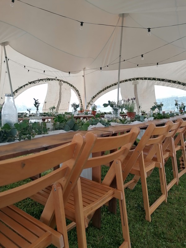 Trapeze wedding marquee hire business