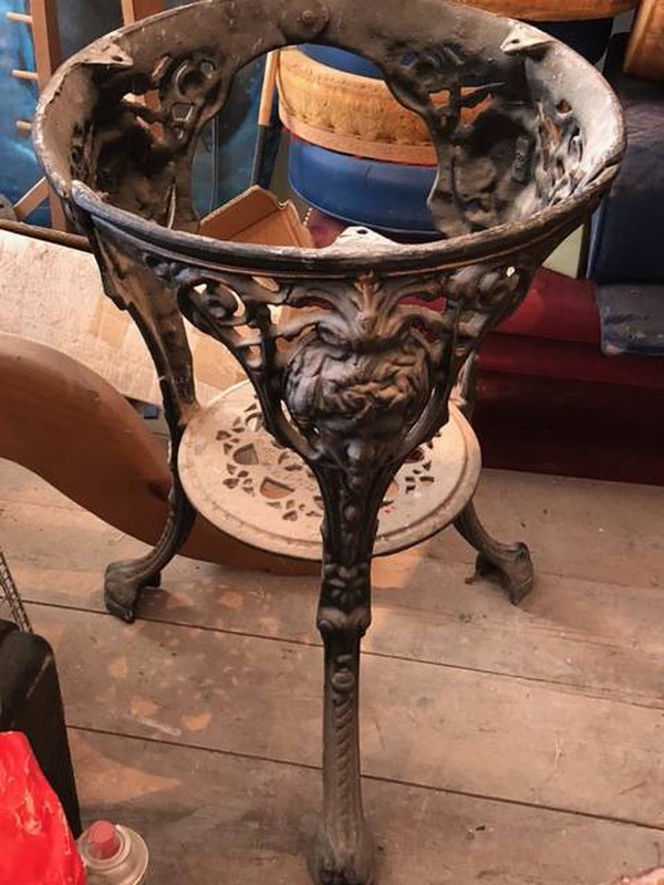 Cast iron table base for sale