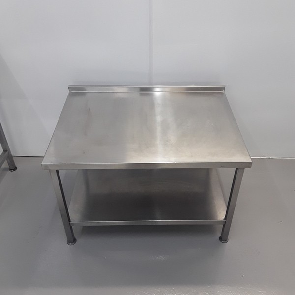 900mm x 650mm stainless steel kitchen table by 590mm high
