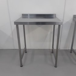 75cm x 65cm stainless steel kitchen table