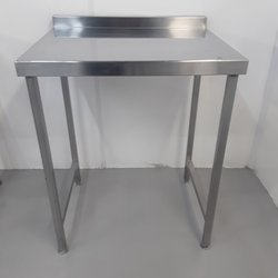 750mm x 650mm stainless steel prep table