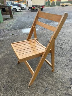 Secondhand Wooden Folding Chairs For Sale