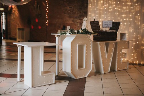 Battery operated light up letters tables Battery operated light up letters tables