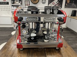 Secondhand Used Royal 2 Group Compact Commercial Espresso Machine For Sale