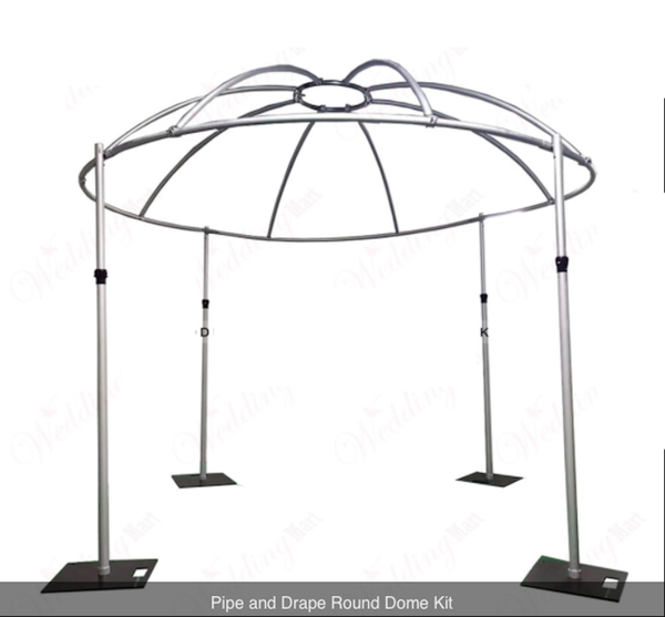 pipe and drape round dome kit