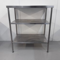 Stainless steel shelves