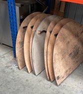 Folding 5ft Half Moon Trestle Tables