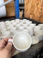 White Dudson Stacking cups