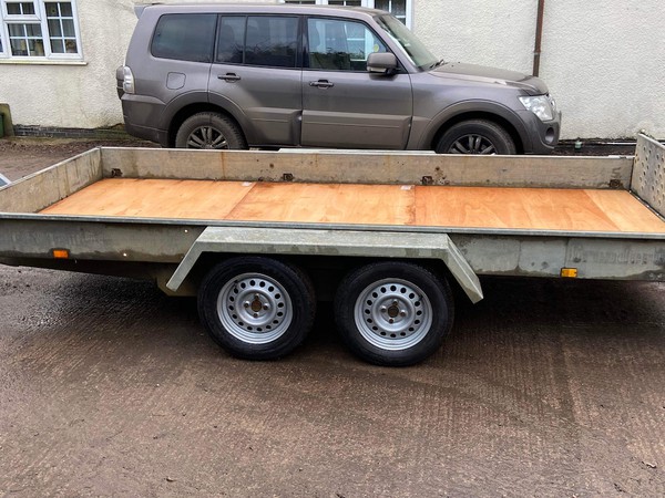 Flat Bed Tipping Trailer