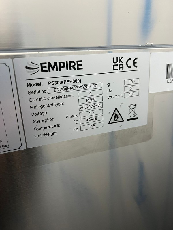 Empire PS 300 fridge