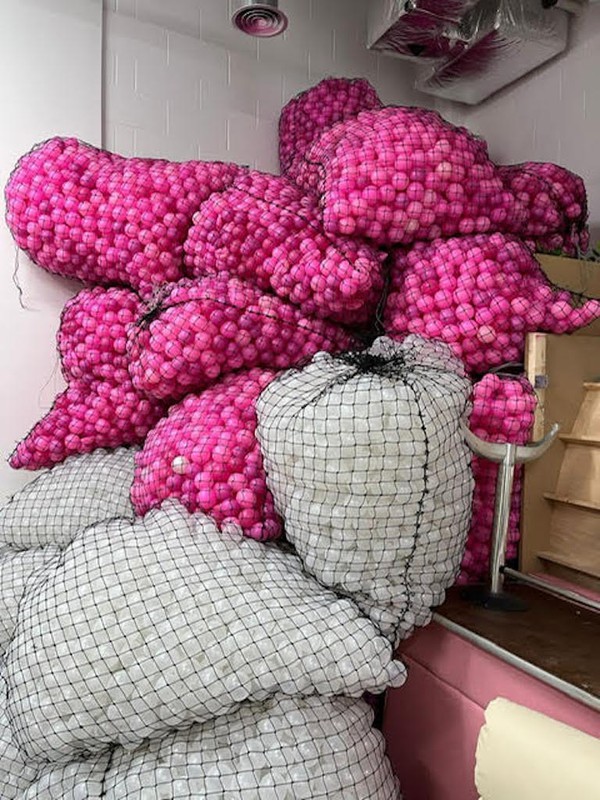 Pink Soft brick balls