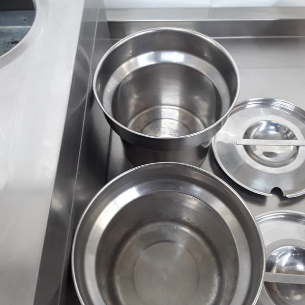 Stainless steel round pots