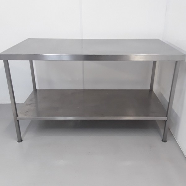 1.5m stainless steel prep table for sale