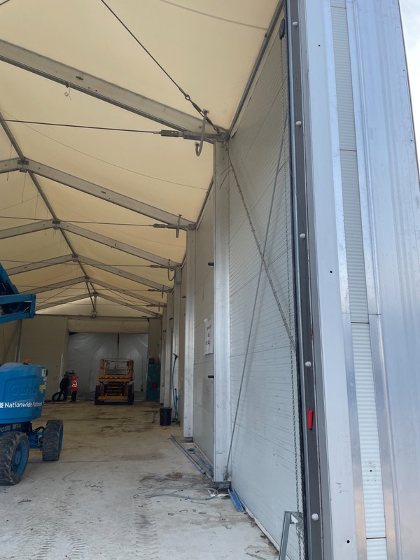 Insulated Steel Sandwich Clad Temporary Building