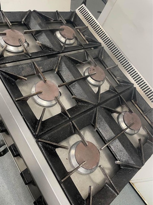 Natural Gas 6 Burner Range Oven For Sale