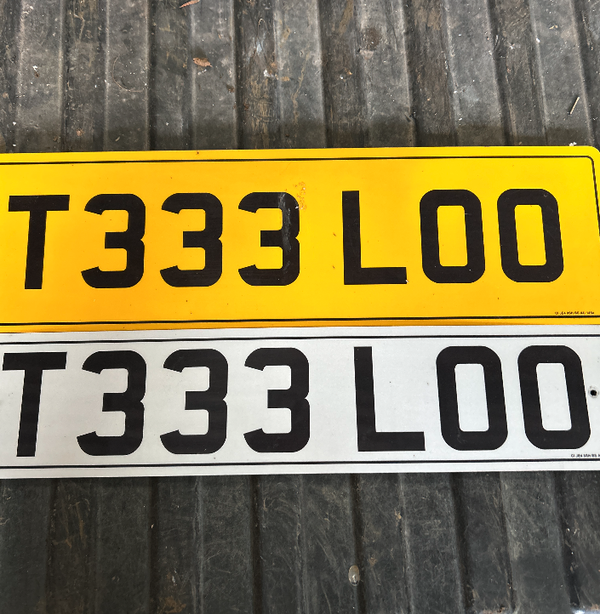Custom number plates for sale