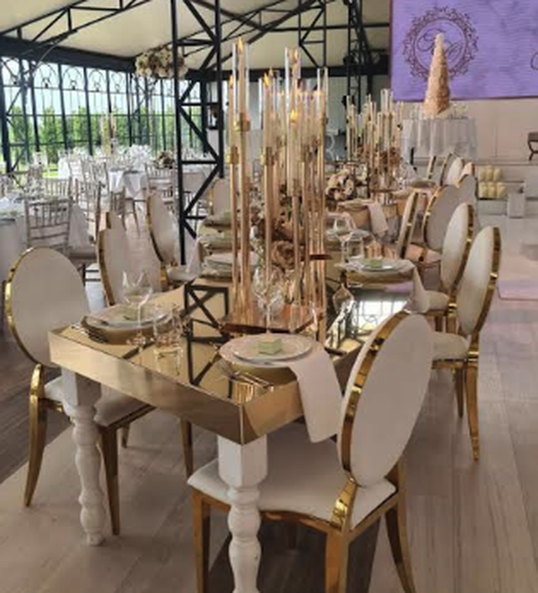 Gold dior chairs for sale