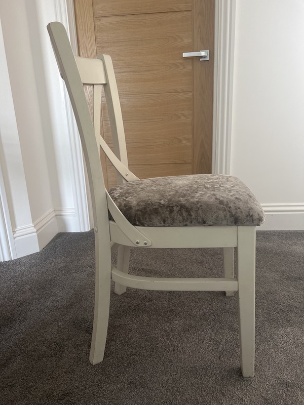 Cross Back Dining Chairs for sale