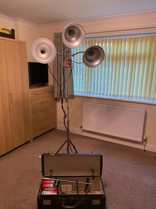 Vintage Home Photography Studio Lighting Rig Vintage Home Photography Studio Lighting Rig