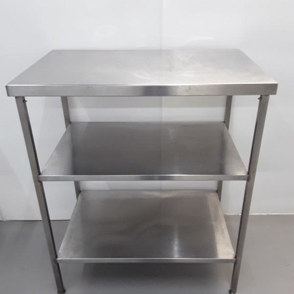 Used Stainless Steel Shelving Unit