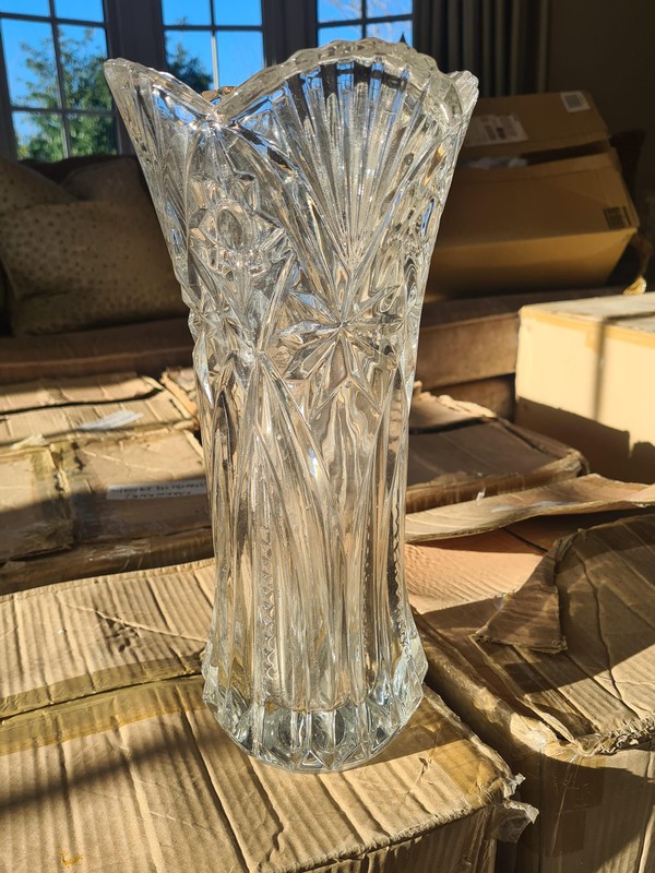 Cut Glass Vases for sale