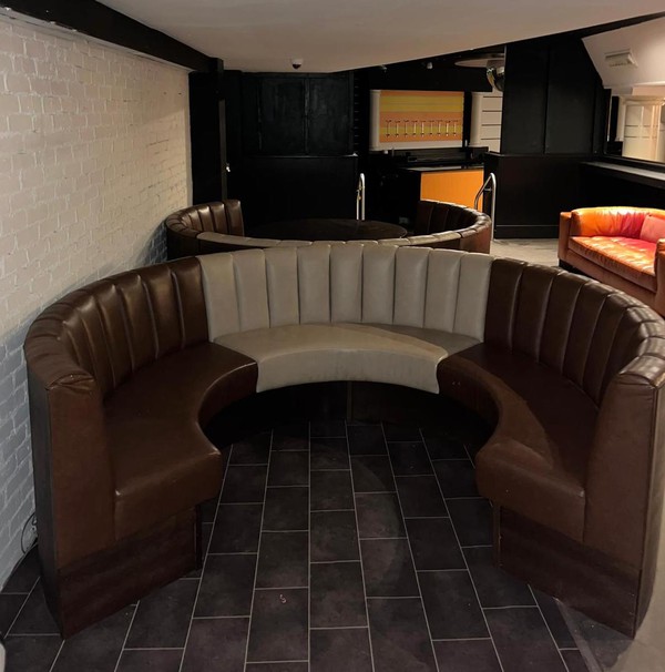 Curved Seating Booths