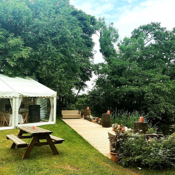 Framed party / garden marquees