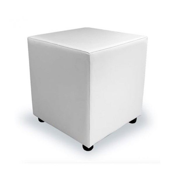 Square Faux Leather Stools