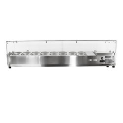 Refrigerated Pizza Saladette Topping unit.
