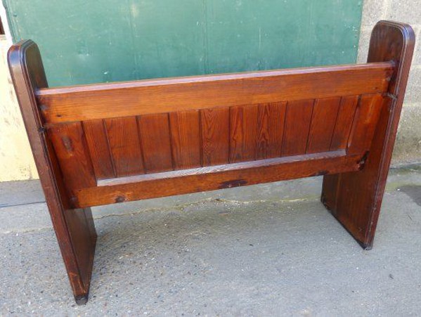 Buy Yorkshire Church Pew Pitch Pine Dark Golden Brown for sale