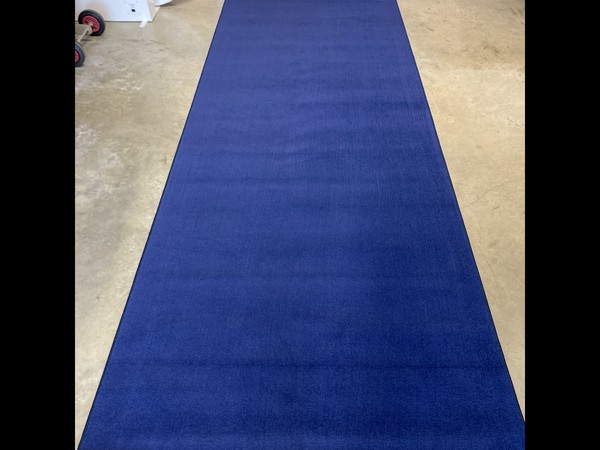 Navy Blue runner 5m long 1.5m wide