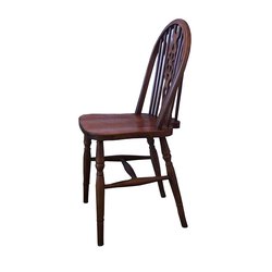 Secondhand Used Beech Wheelback Windsor Chair For Sale