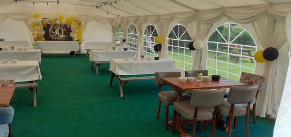 Secondhand 6x12m Commercial DIY Marquee