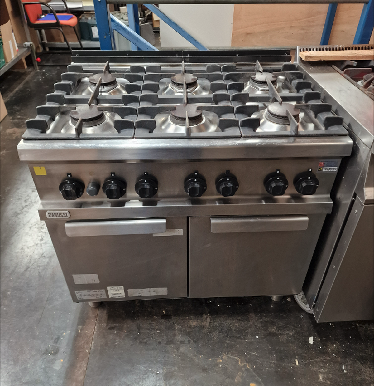 6 burner restaurant range