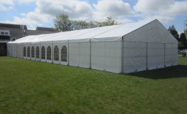 9m wide marquee by 21m
