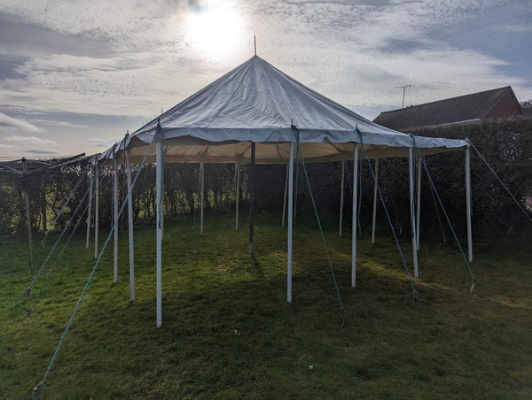 Used traditional marquee