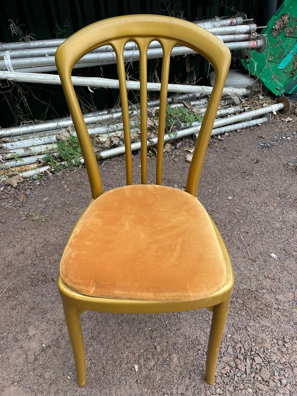 Gold Gala Resin Chairs