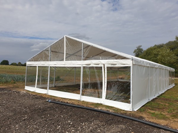 Replacement PVC roofs and walls for clear span marquee