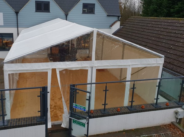 New Replacement marquee PVC roofs / Gables