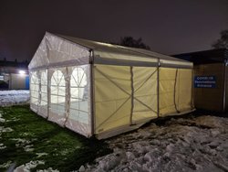 6m x 6m Framed marquee compatible with Roder