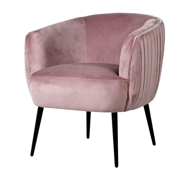 Pink velvet chairs for sale
