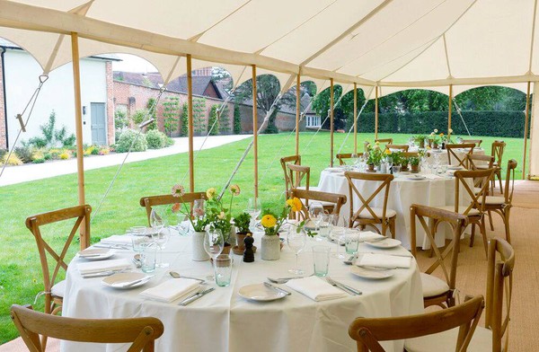Open side traditional marquee for sale