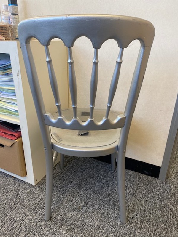 Silver Banquet Chairs for sale