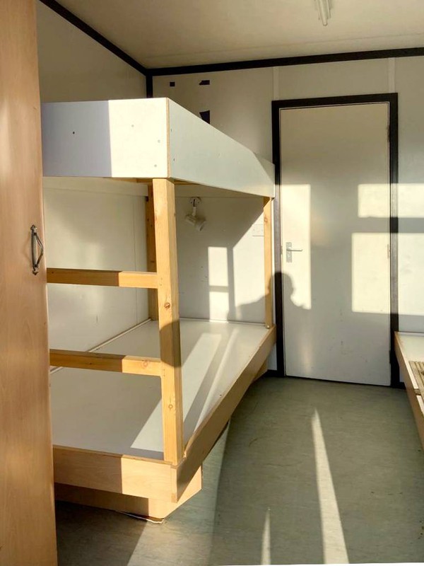 Double bed - portable building