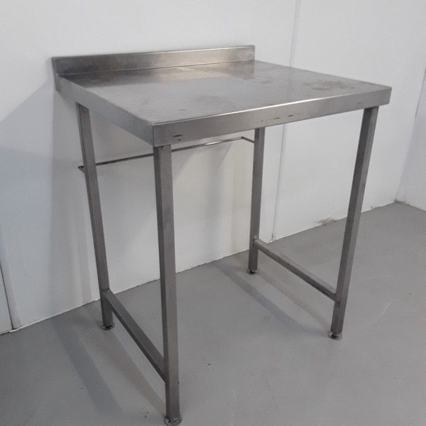 750mm x 650mm stainless steel kitchen table