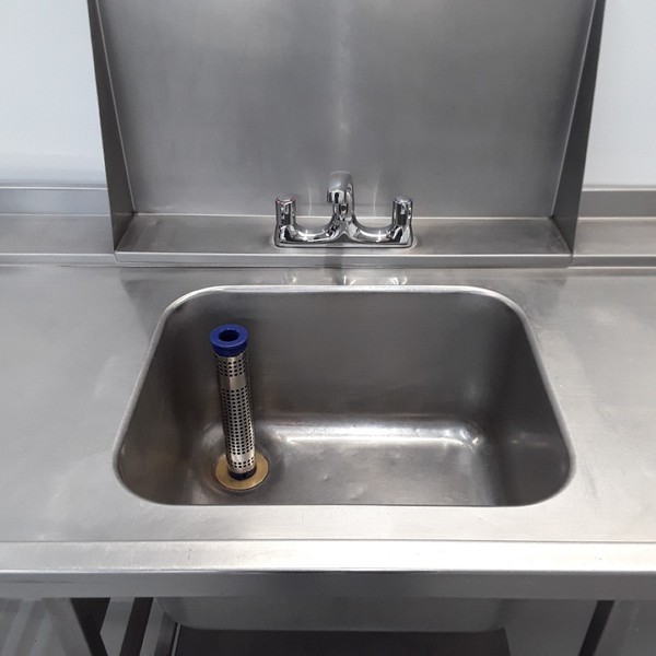 Stainless steel sink for prep