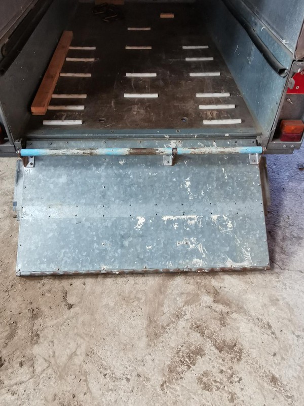 GD84G loading ramp with roller